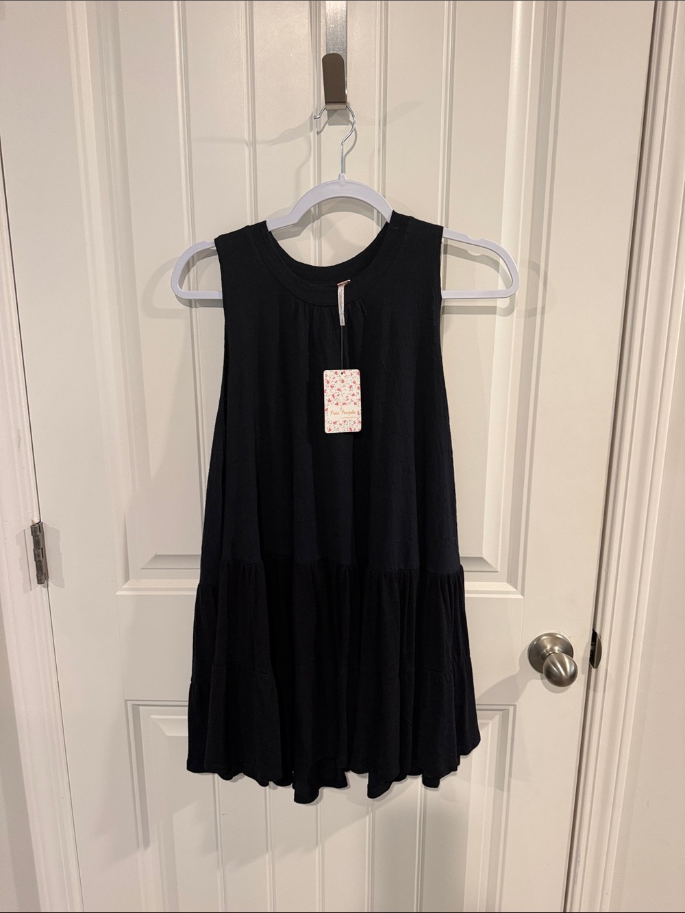 NWT Free People Women's Black Tunic Top